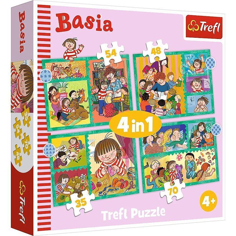 Puzzle 4w1 przygody basi harper collins 34606