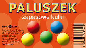Paluszek - zabawka edukacyjna - kulki zapasowe