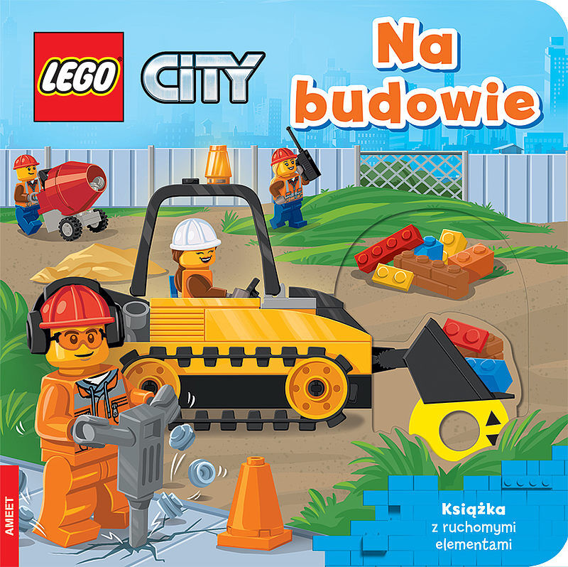 Lego city na budowie książka z ruchomymi elementami pps-6002