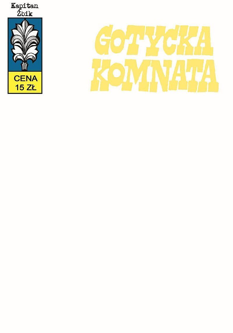 Kapitan Żbik - 22 - Gotycka komnata (okładka blank)