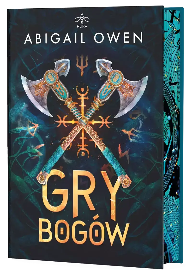 Gry bogów. Twarda z barwionymi brzegami.