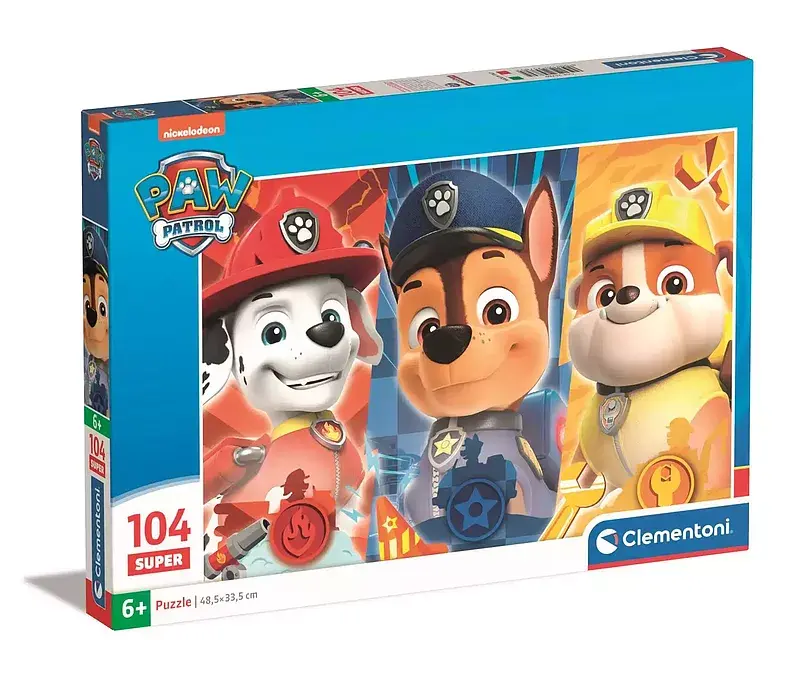 Puzzle 104 super paw patrol 25780