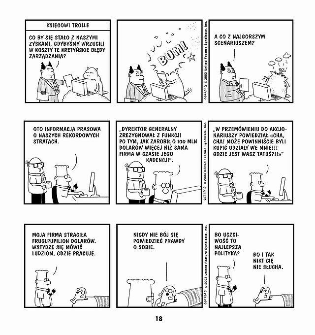 Dilbert - 13 - Nie stójcie tam, gdzie spadnie kometa i wytryśnie ropa naftowa