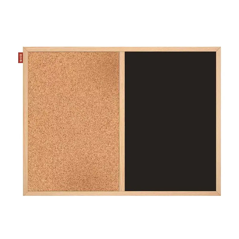 Tablica korkowa kredowa duo memobe czarna 60x40 cm