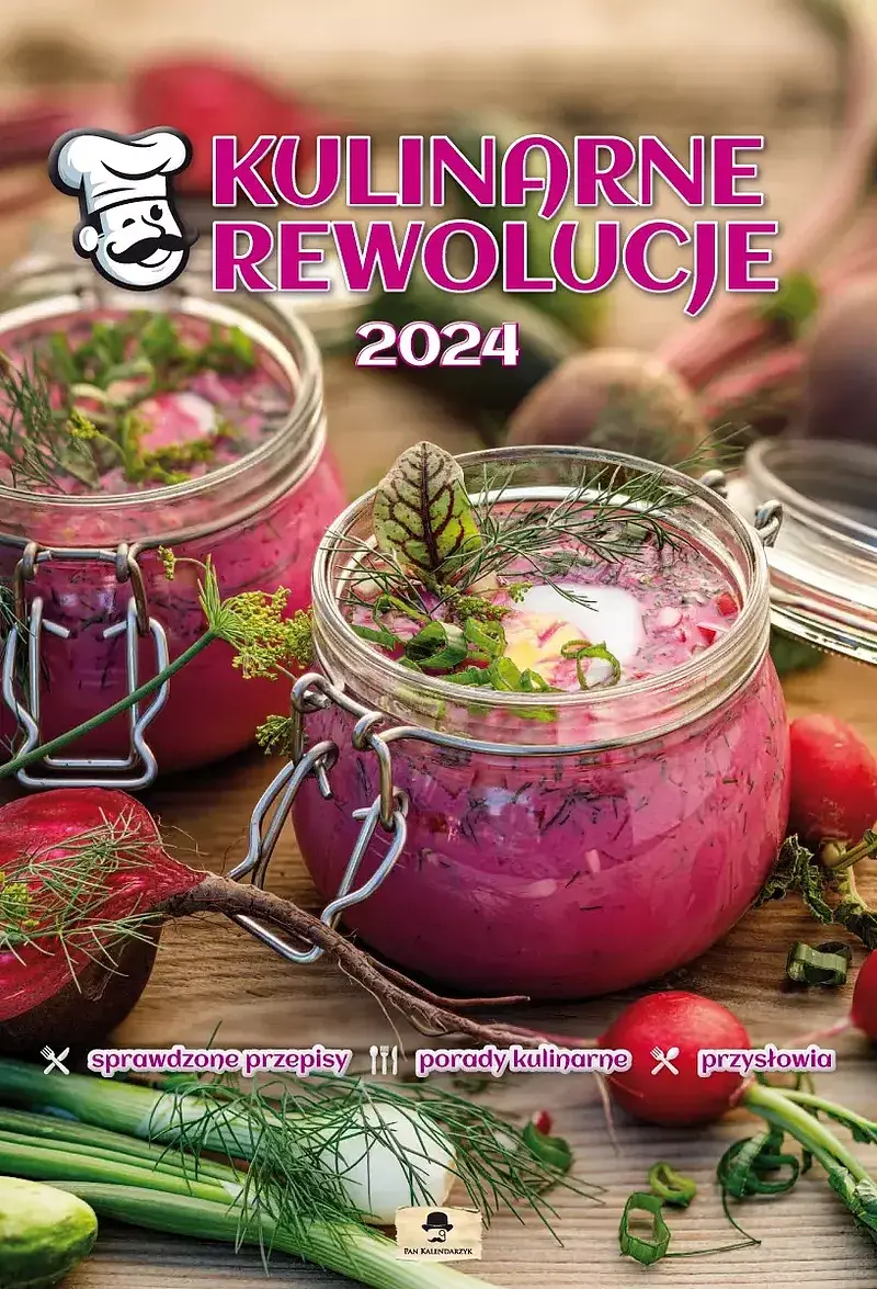 Kalendarz 2024 kulinarne rewolucje a3 ścienny vd. 16
