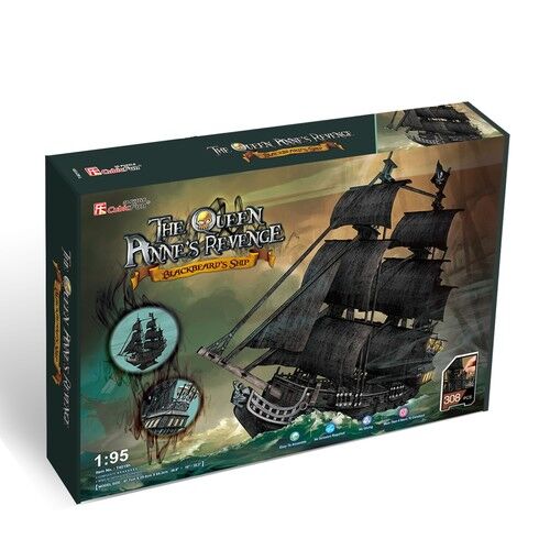 Puzzle 3D Żaglowiec Queen Anne's Revenge 308