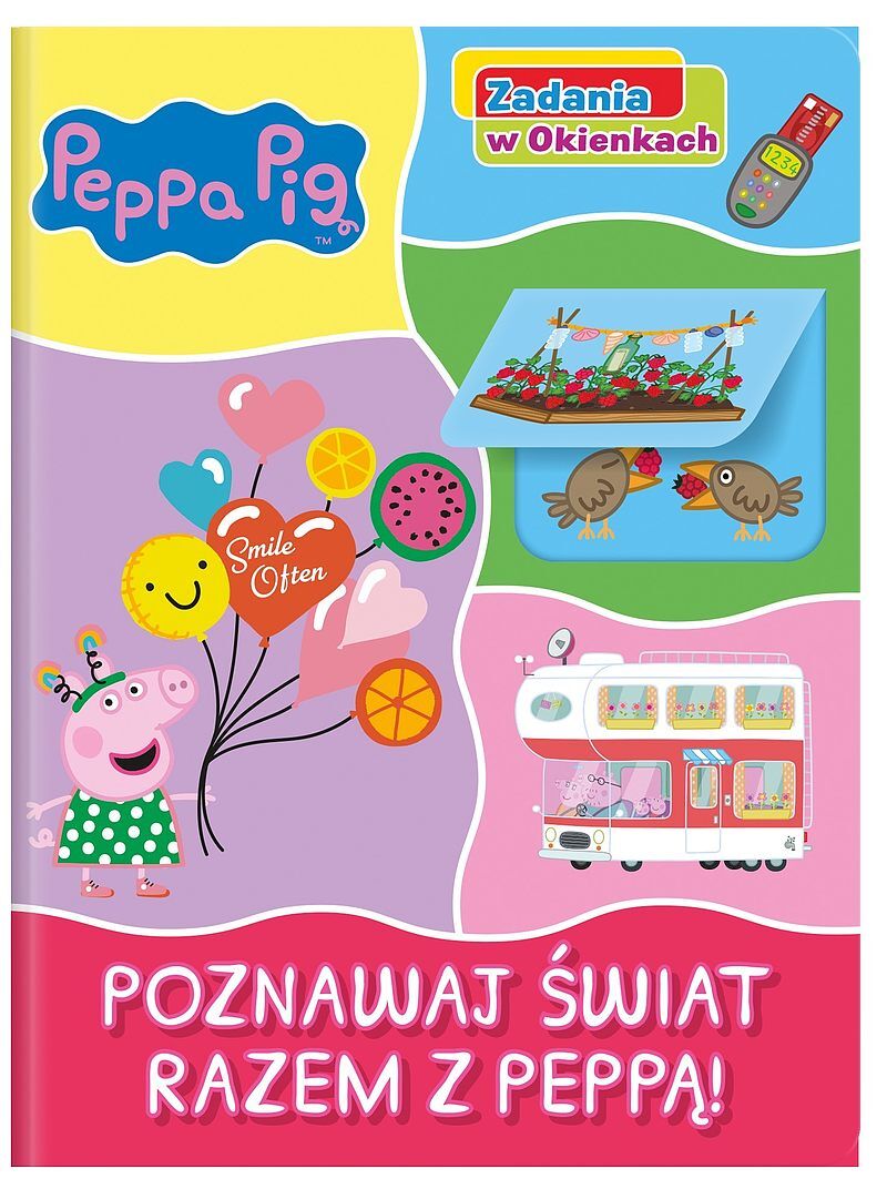 Peppa Pig. Zadania w Okienkach. Poznawaj świat razem z Peppą!