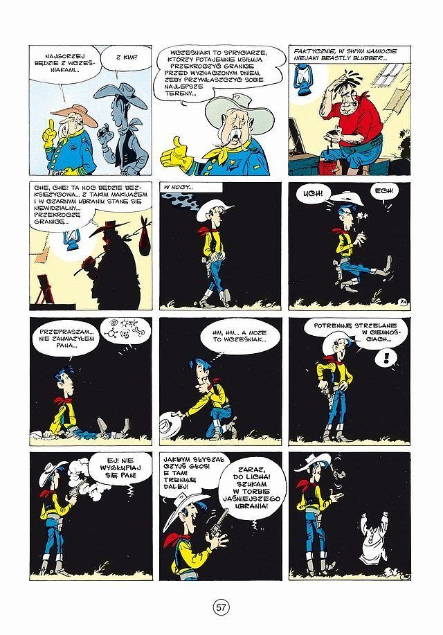 Lucky Luke - Sędzia, Na podbój Oklahomy, Ucieczka Daltonów