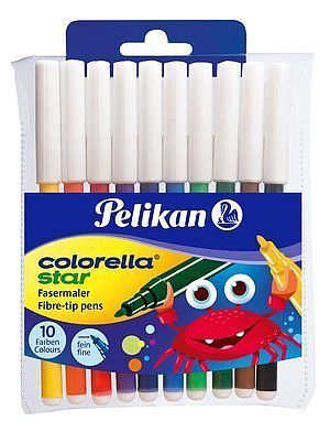 Flamastry Colorella 10 kolorów