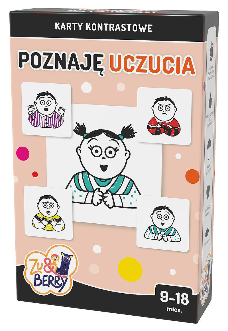 Karty kontrastowe poznaję uczucia