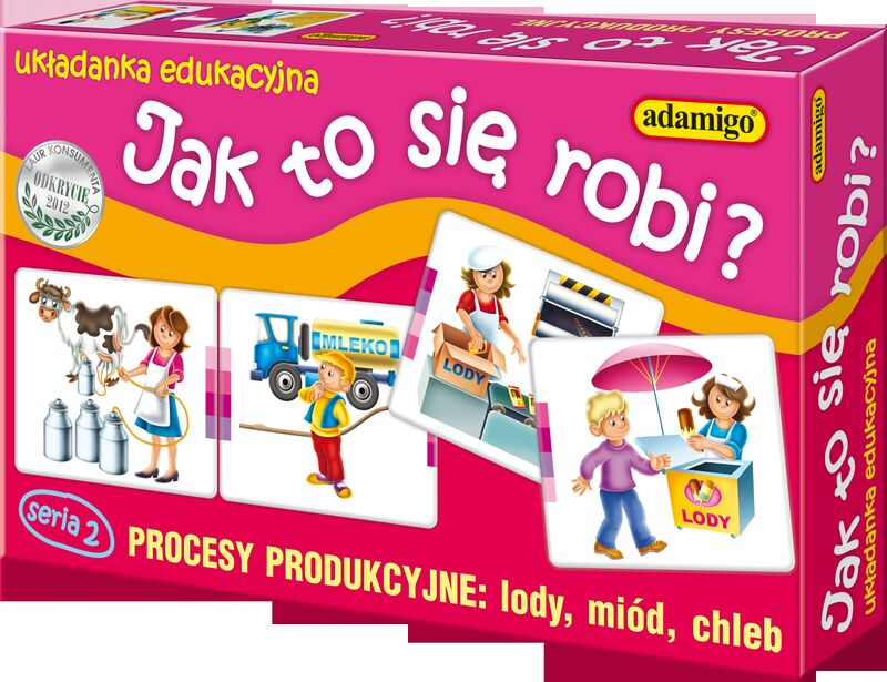 Układanka edukacyjna jak to się robi seria 2