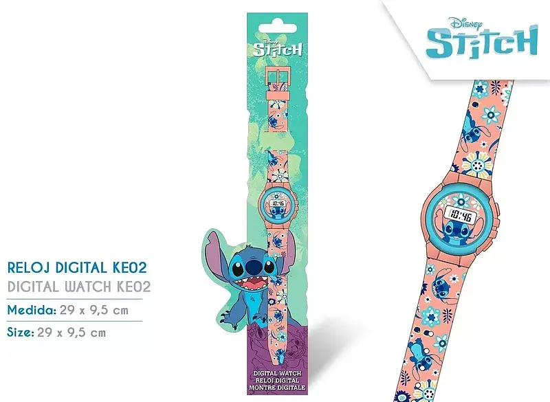 Zegarek cyfrowy stitch ke02 eco las4072