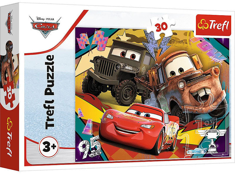 Puzzle 30 rozpędzone samochody disney cars 3 18293