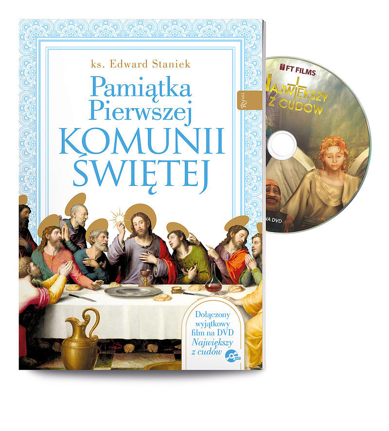 Pamiątka Pierwszej KOMUNII ŚWIĘTEJ z DVD