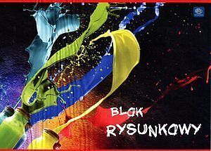 Blok rysunkowy A4 20 kartek Mix wzorów