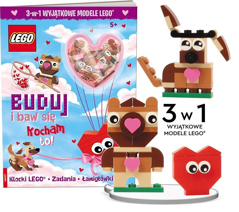 Lego books buduj i baw się kocham to! bbaz-6605