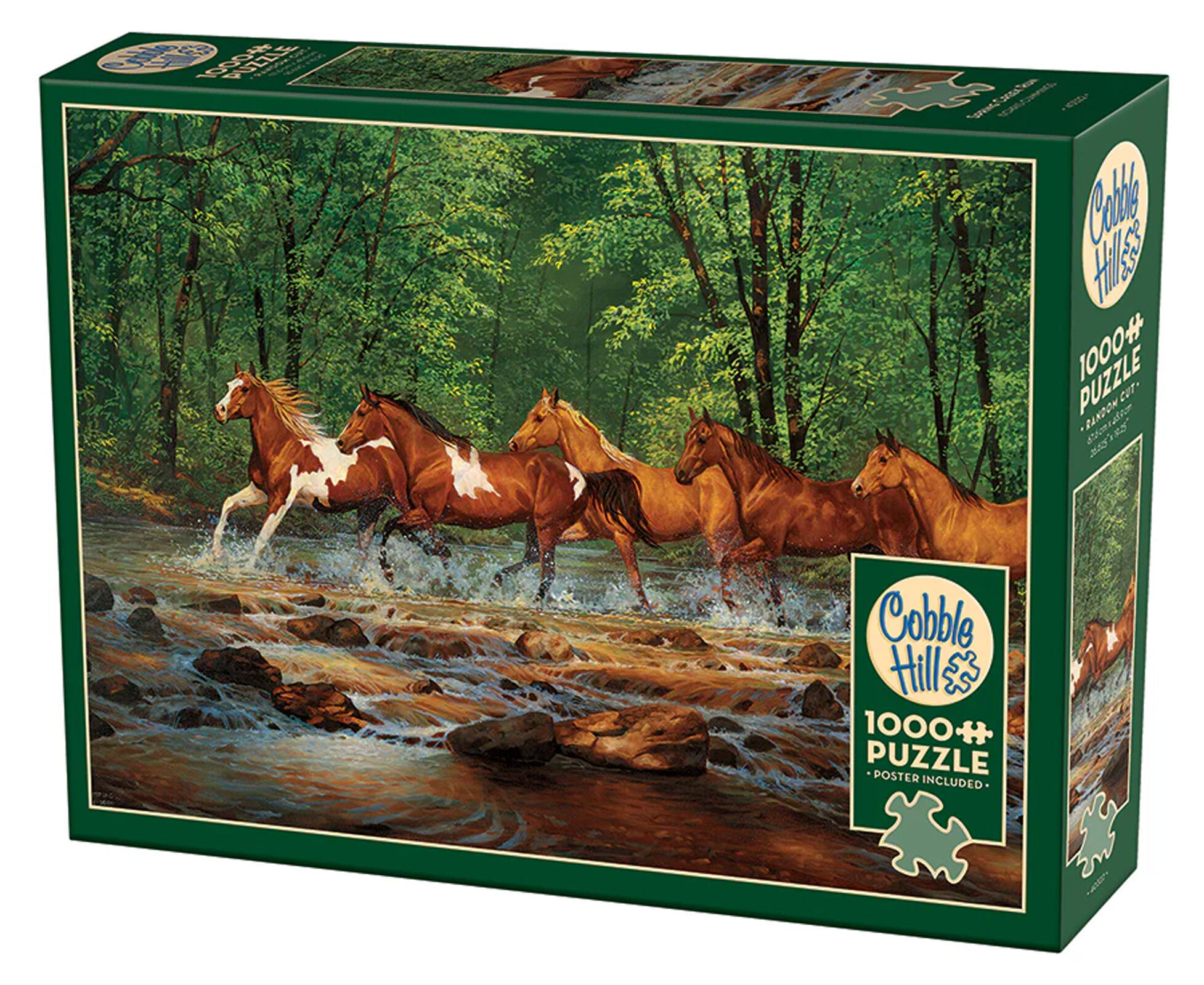 Puzzle 1000 Galopem przez rzekę 113538