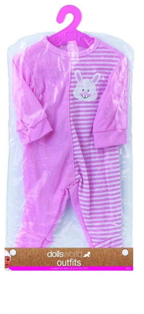 Ubranko Deluxe Fashion Boutique dla lalek do 41cm różowe z króliczkiem
