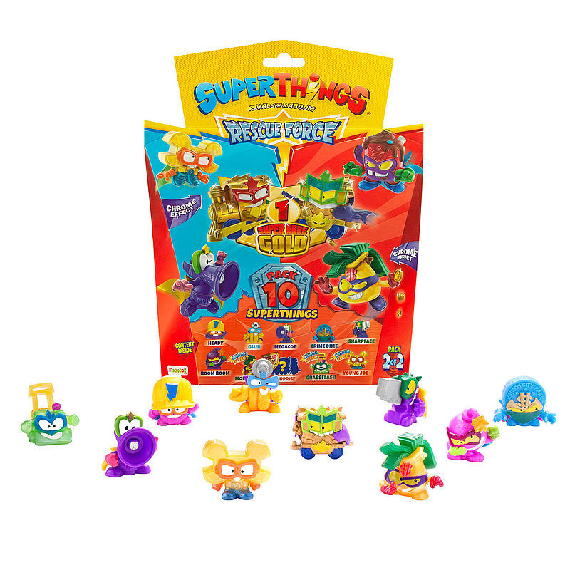 Saszetka superthings rescue force pack 10 figurine mix
