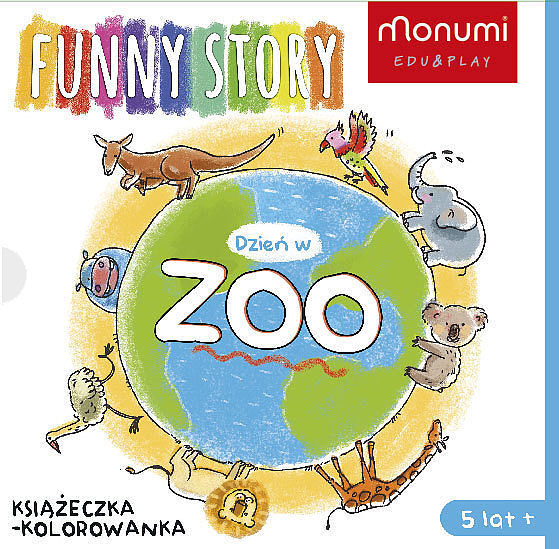 Książeczki harmonijki dzień w zoo