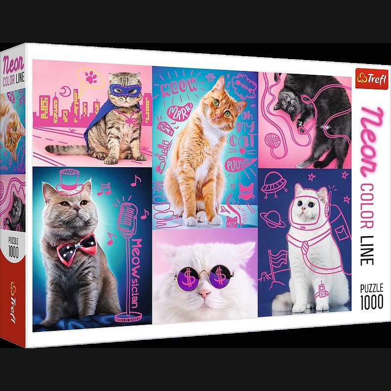 Puzzle Super koty 1000