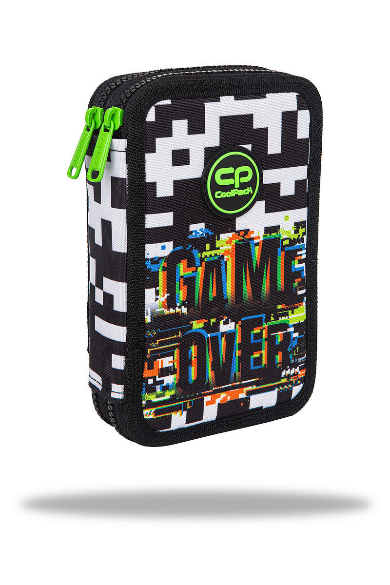 Piórnik 2-komorowy z wyposażeniem coolpack jumper 2 game over