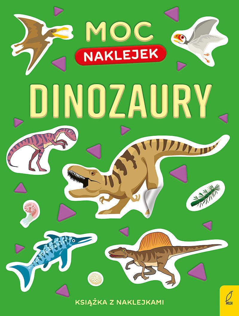 Moc naklejek. Dinozaury