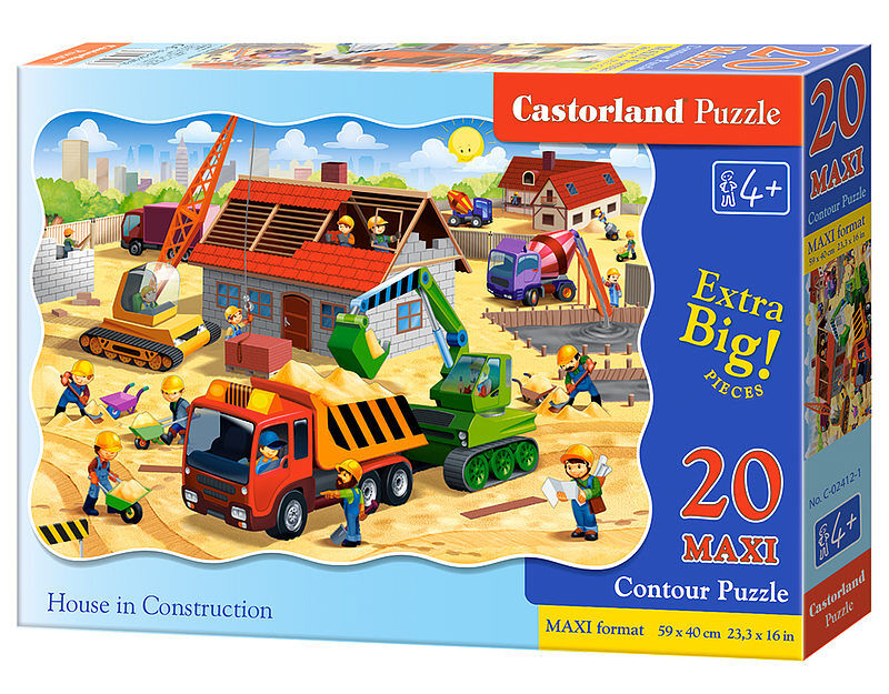 Puzzle 20 maxi dom w budowie