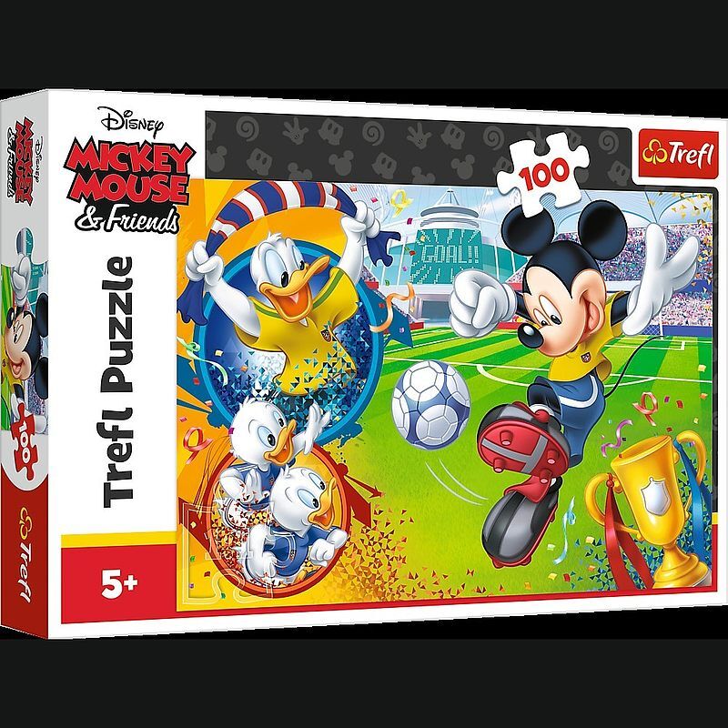 Puzzle 100 myszka miki na boisku 16353