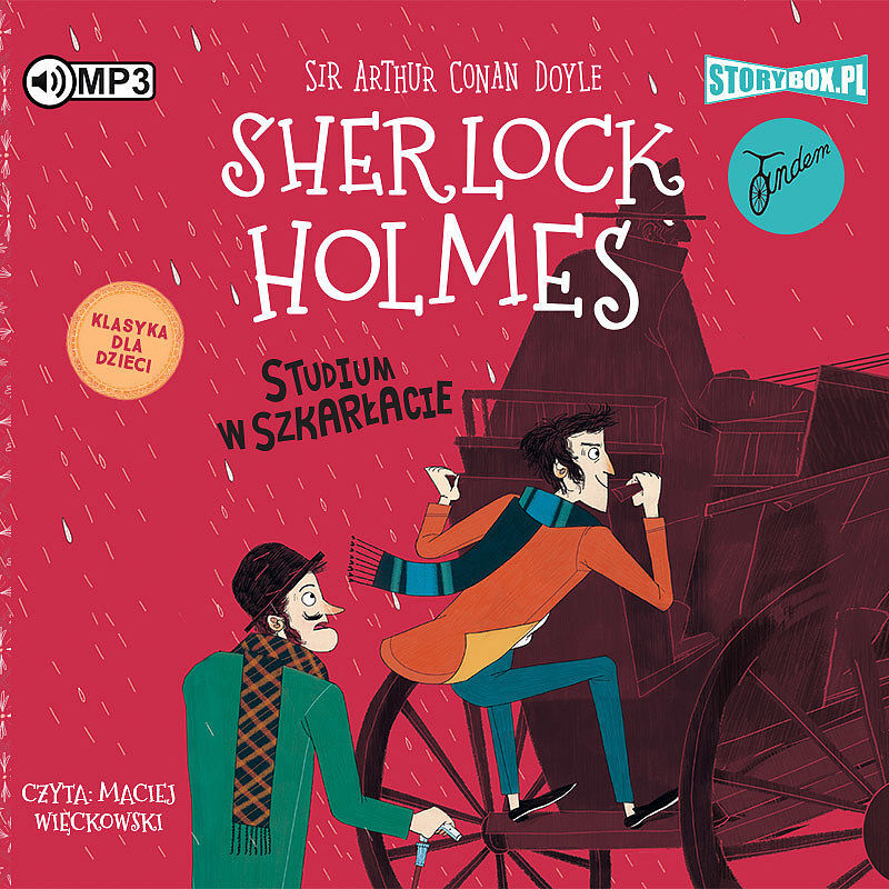 Cd mp3 studium w szkarłacie. Sherlock holmes. Tom 1