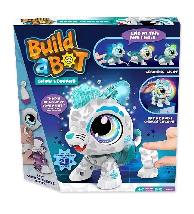 Zbuduj robota build a bot snow leopard