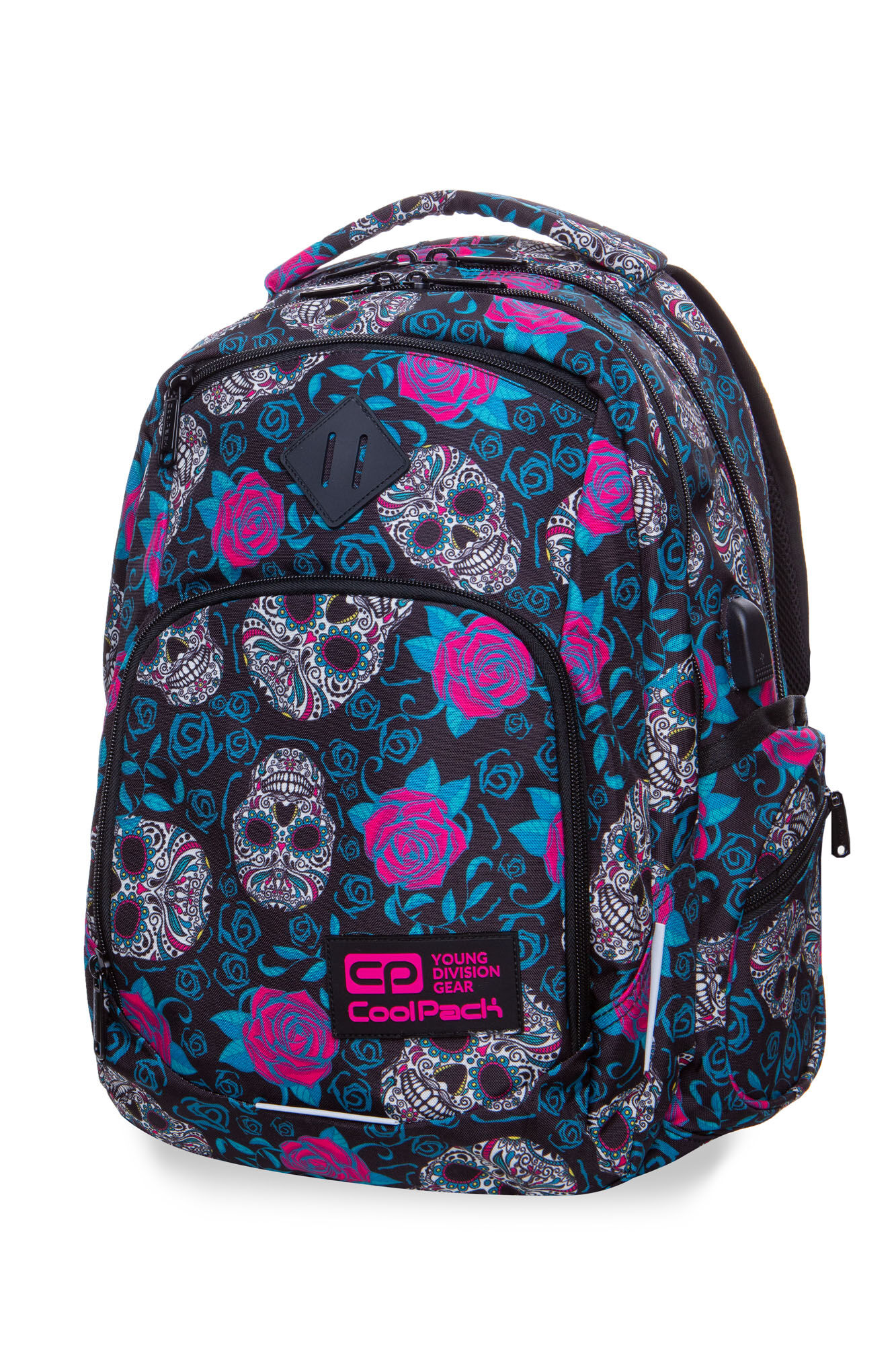 Plecak młodzieżowy Coolpack Break Skulls & Roses