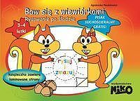 Baw się z wiewiórkami Rysowanie po śladzie