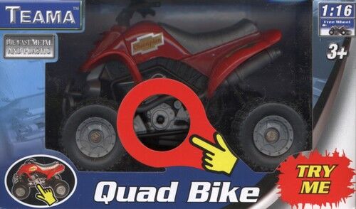 Quad z dźwiękiem czerwony 1:16