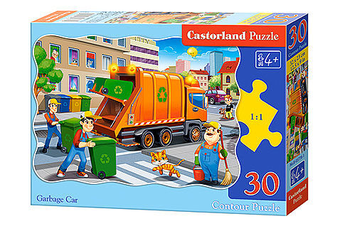 Puzzle Garbage Car 30