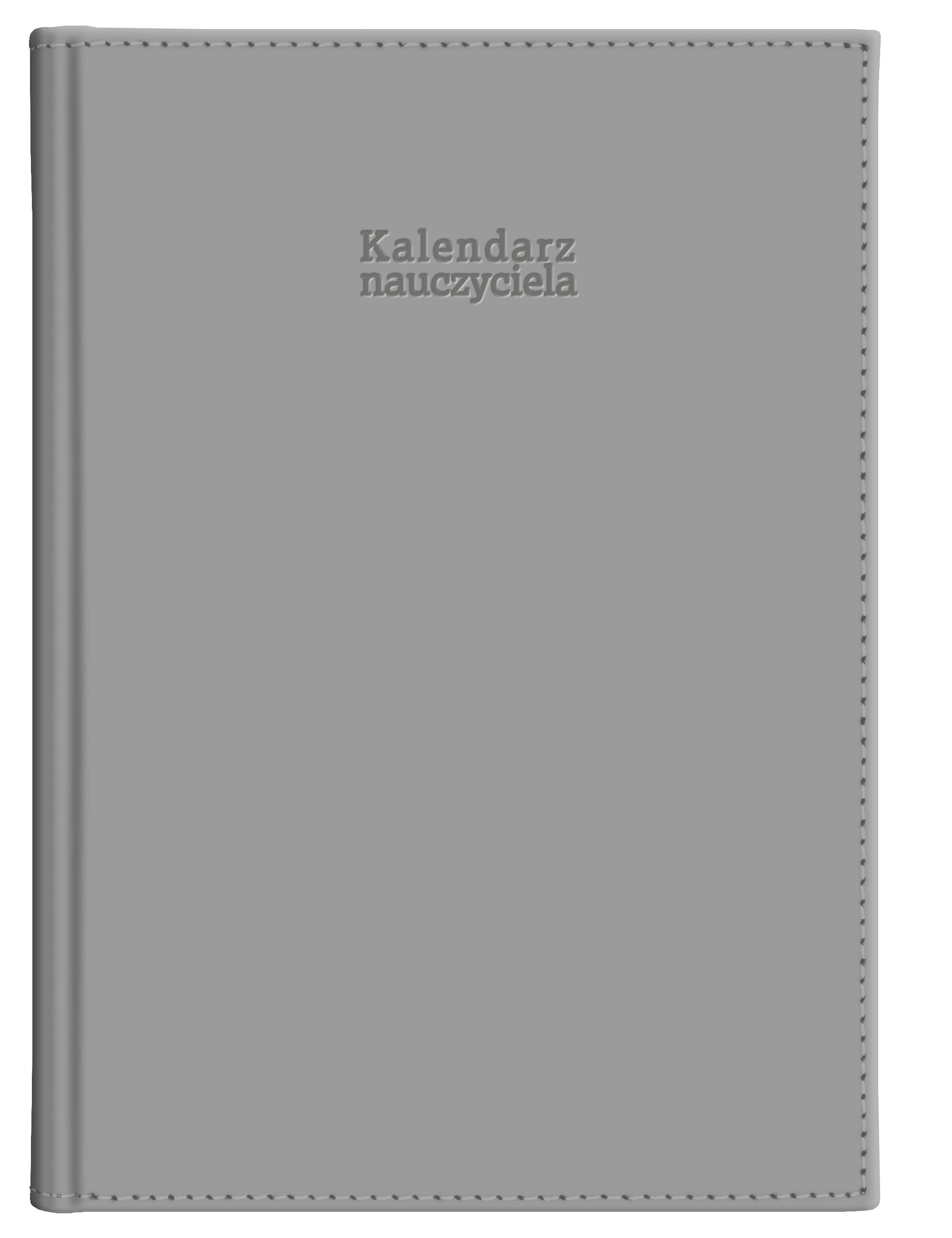 Kalendarz nauczyciela 2026/2027 A5T Vivella szary