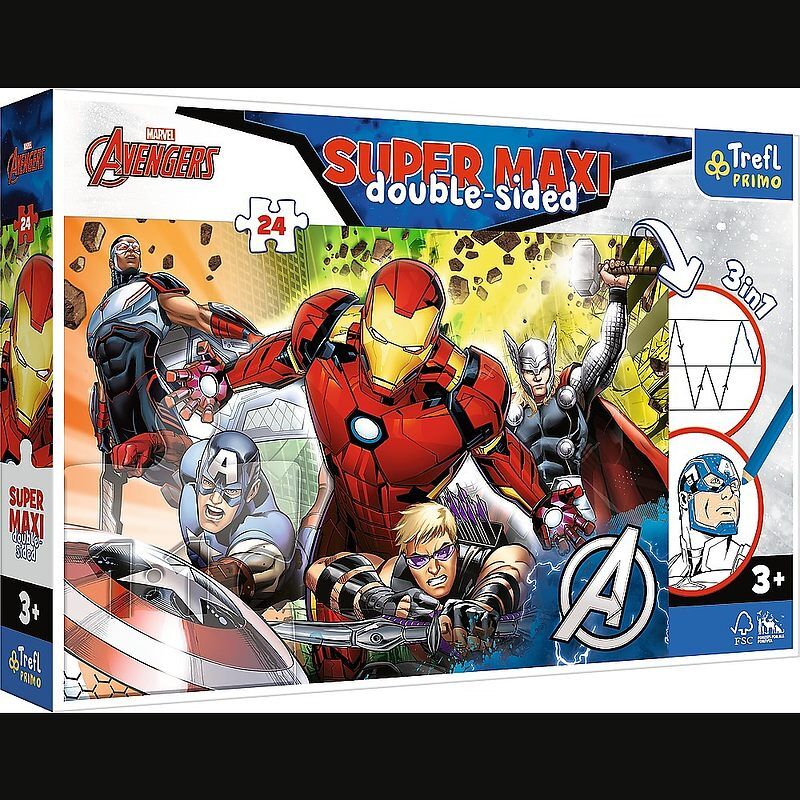 Puzzle 24 super maxi silni avengers 41007