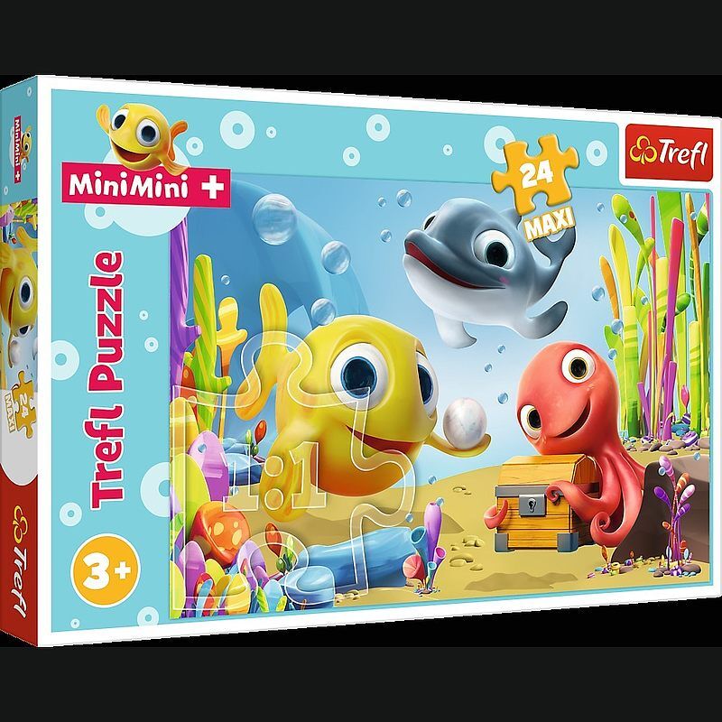 Puzzle 24 maxi wesoła rybka minimini 14341