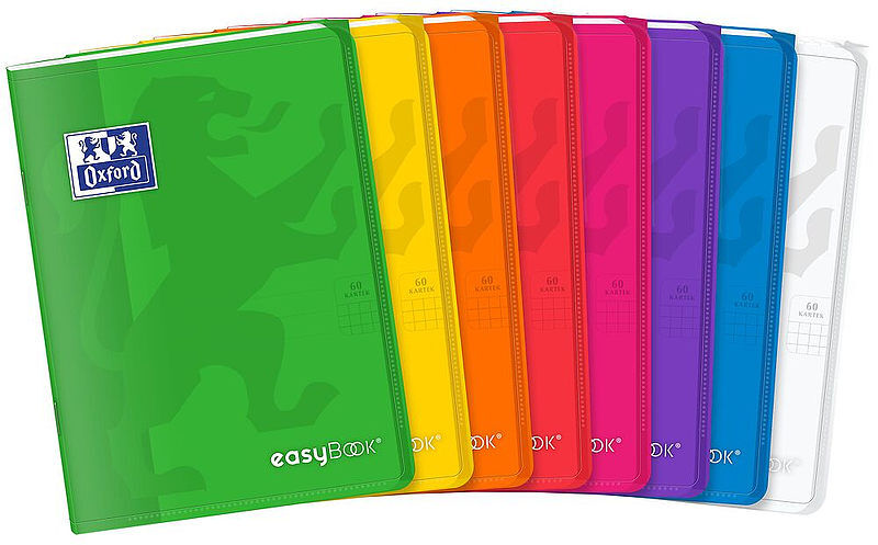 Zeszyt a5 60k kratka oxford pp easybook mix pakiet 8 szt