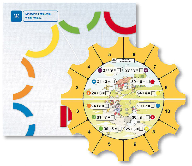 Paleta m3 matematyka - tarcze ćwiczeń