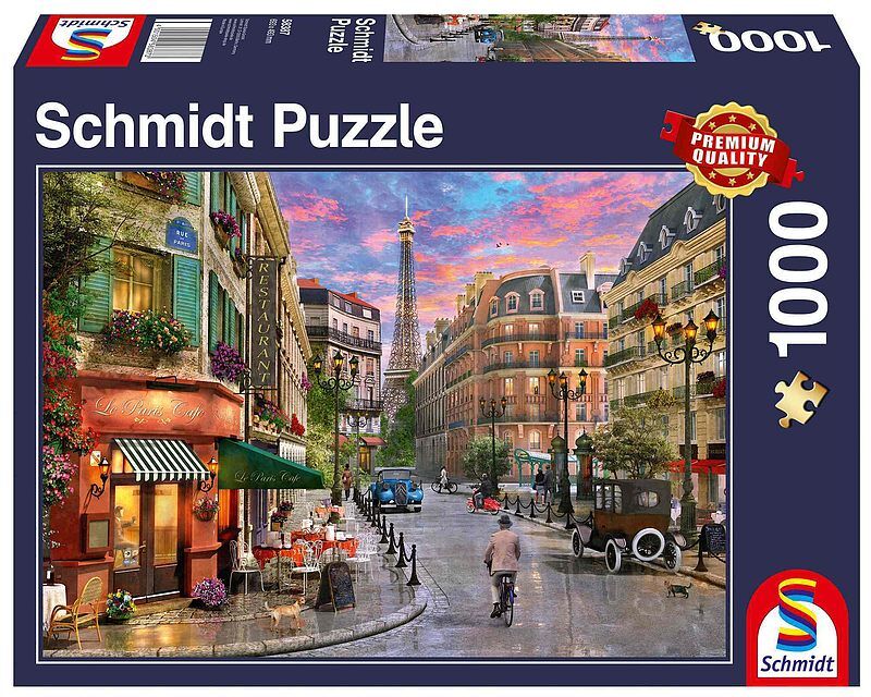 Puzzle 1000 Ulica prowadząca do Wieży Eiffla