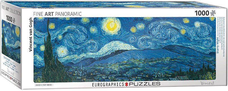 Puzzle 1000 panoramic starry night 6010-5309