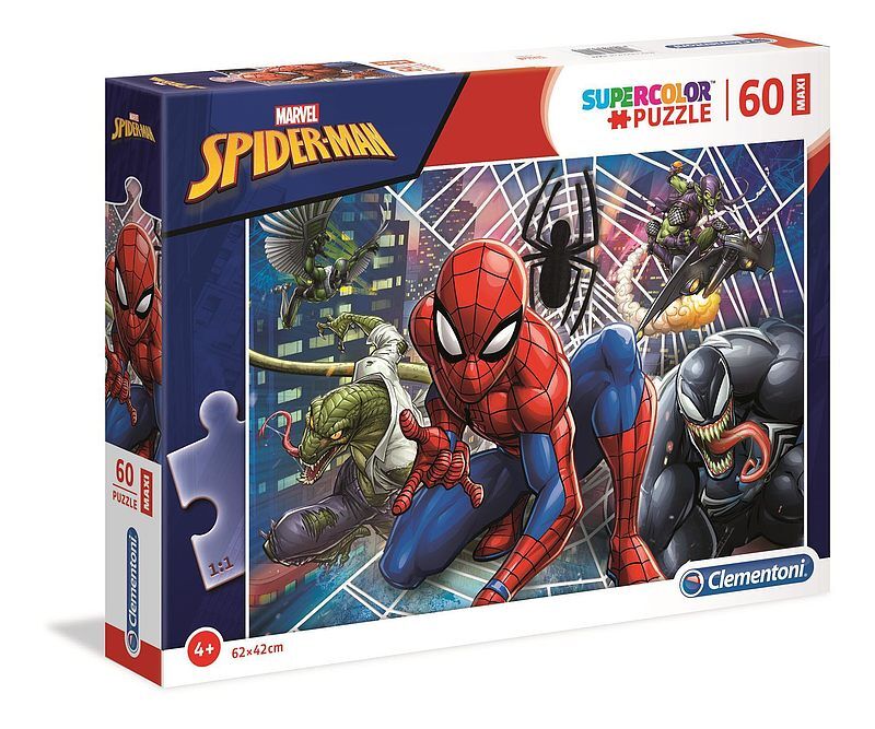 Puzzle 60 maxi super kolor spider-man 26444