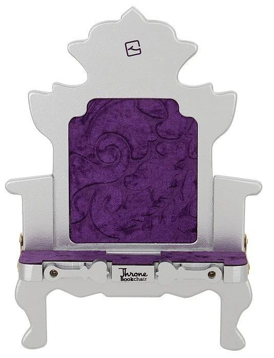Podstawka pod książkę/tablet tron tg throne book chair srebrny