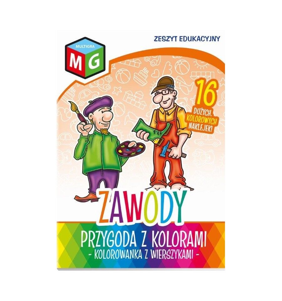 Przygoda z kolorami Zawody kolorowanka z wierszykami