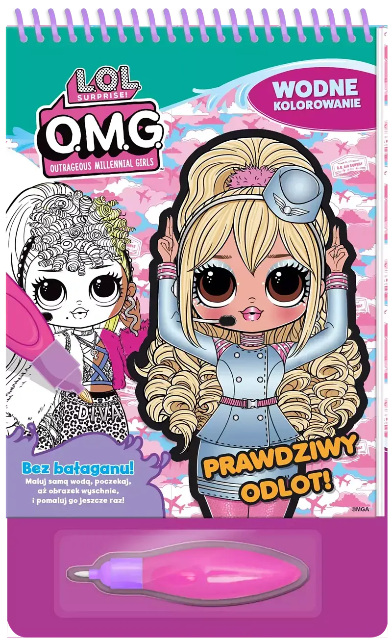 L.O.L. Surprise! Wodne kolorowanie cz. 6 Prawdziwy odlot