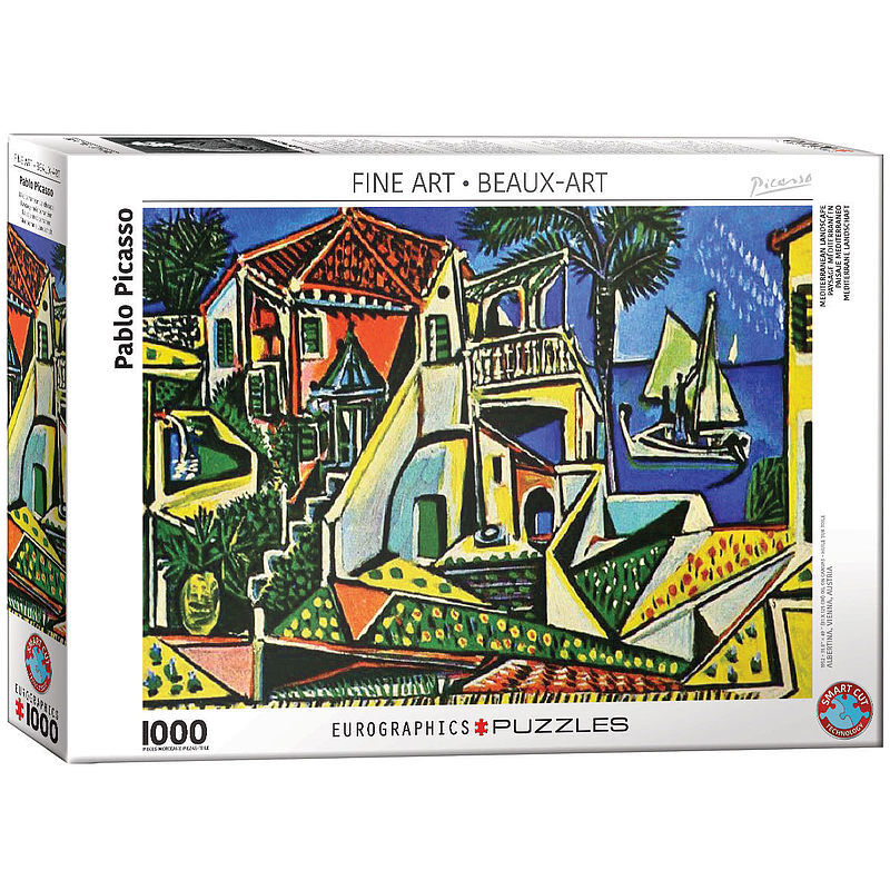 Puzzle 1000 picasso mediterranean landscape 6000-5854