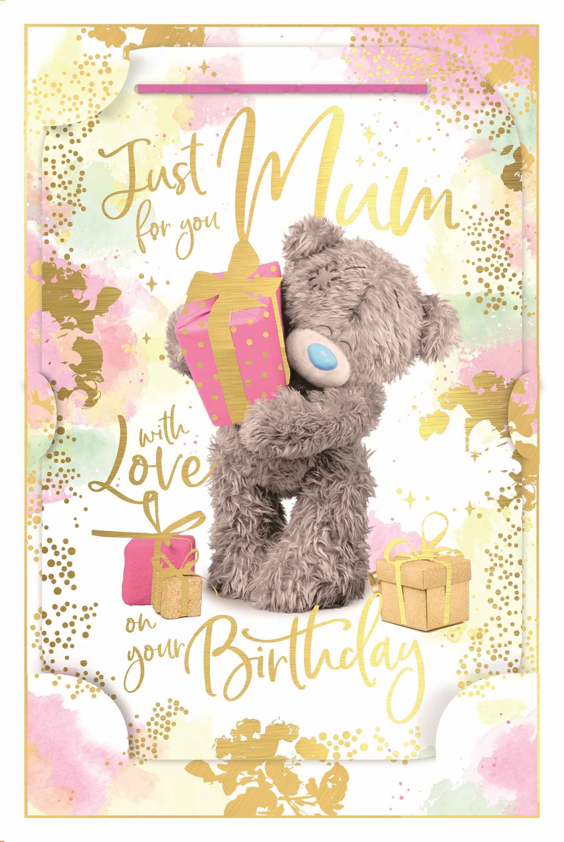 Karnet holograficzny 3D Just for You Mum