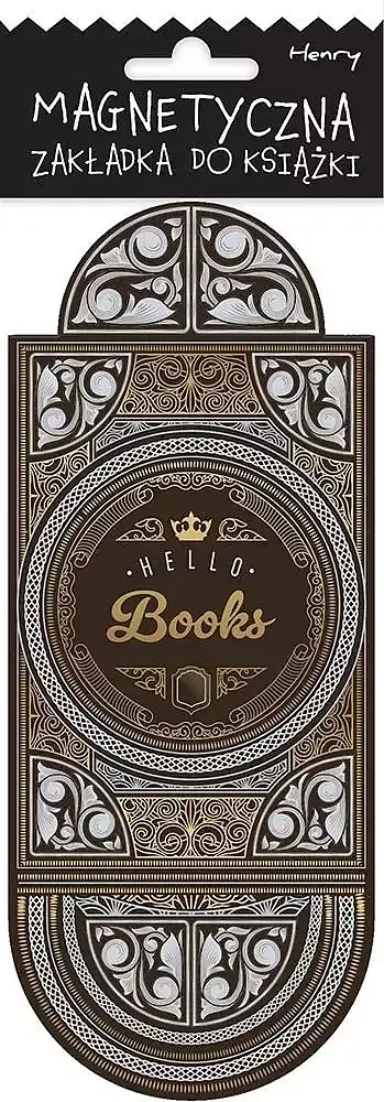 Zakładka magnetyczna owal hello books