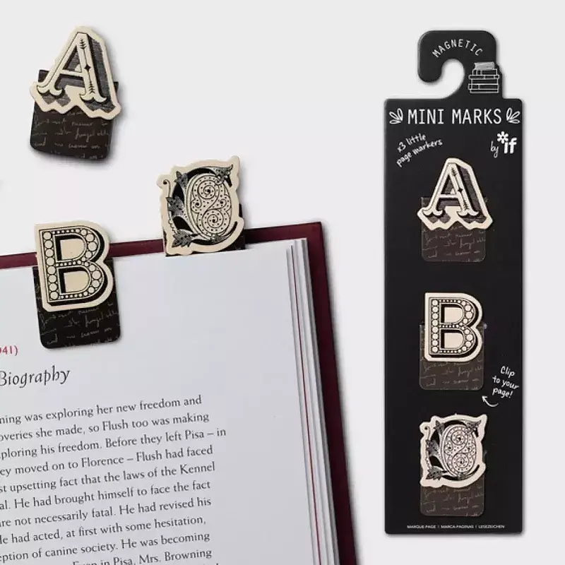 Zakładki magnetyczne mini marks abc 3 szt